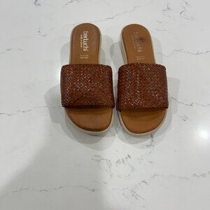 BERTUCHI Women's brown leather sandals size 10.5/41